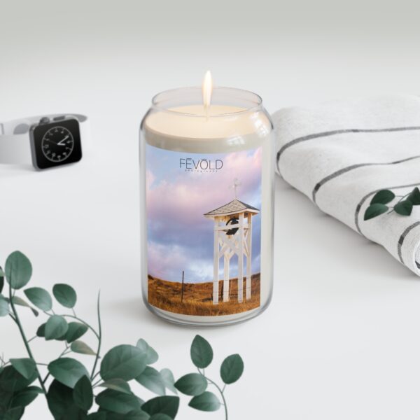 Scented Candle, 13.75oz Featuring JOHN 8:12| Exclusive Photography by Fevold Photography - Image 4