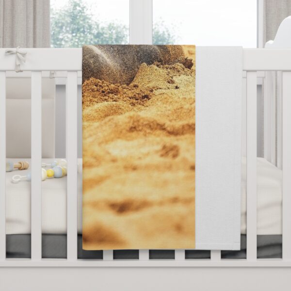 Fleece Baby Blanket featuring BEACH LIFE | Exclusive Photography by Fevold Photography - Image 2