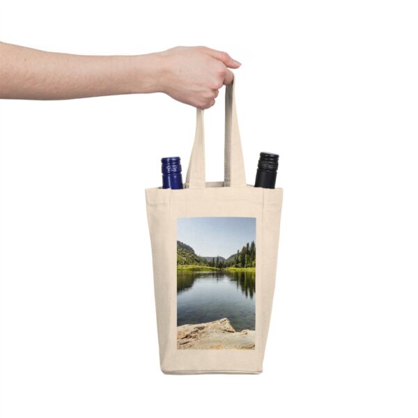 Double Wine Tote Bag featuring A GLIMPSE OF THE BLACK HILLS | Exclusive Photo by Fevold Photography