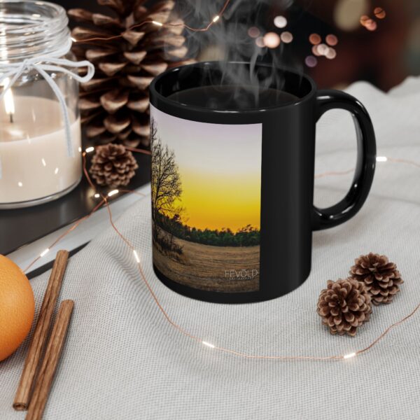 Black Mug (11oz, 15oz) Featuring LEAVING THE TREE STAND | Exclusive Photography by Fevold Photography - Image 6