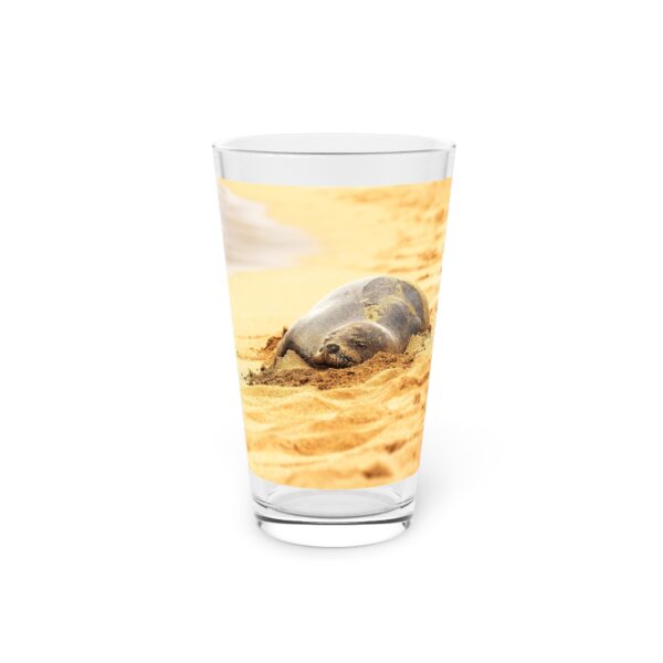 Pint Glass (16oz), Featuring BEACH LIFE | Exclusive photography by Fevold Photography - Image 3