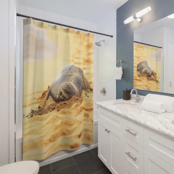 Shower Curtain featuring BEACH LIFE | Exclusive Photo by Fevold Photography - Image 3