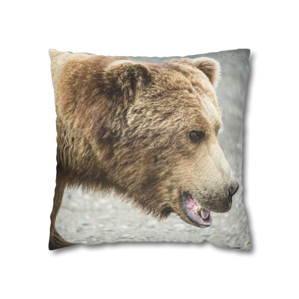 Uniquely Designed Faux Suede Square Pillowcase Featuring ALASKAN MAJESTY | Exclusive Photography by Fevold Photography - Image 9