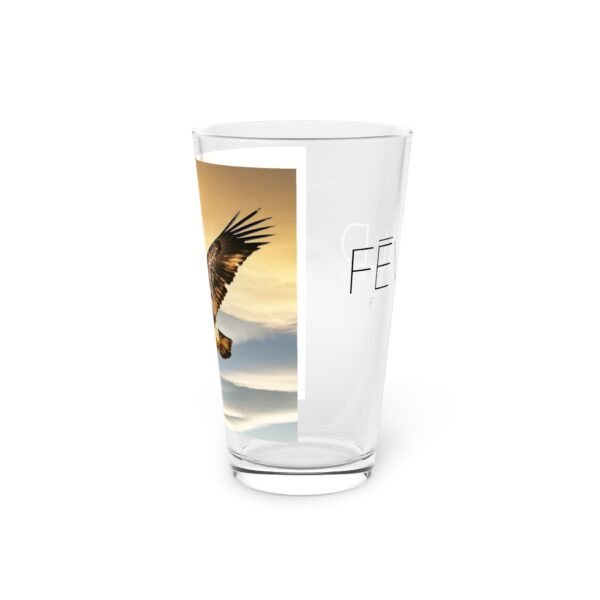 Pint Glass (16oz), Featuring SKY HIGH | Exclusive photography by Fevold Photography - Image 4