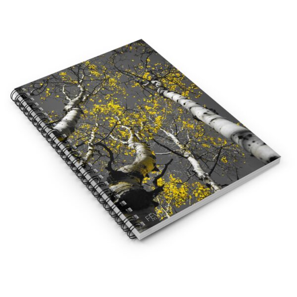 Spiral Notebook - Ruled Line Featuring LAST GOLDEN STARS OF AUTUMN Exclusive Photography by Fevold Photography - Image 3