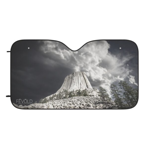 Car Sun Visor Featuring DEVIL'S TOWER | Exclusive Photography by Fevold Photography - Image 2