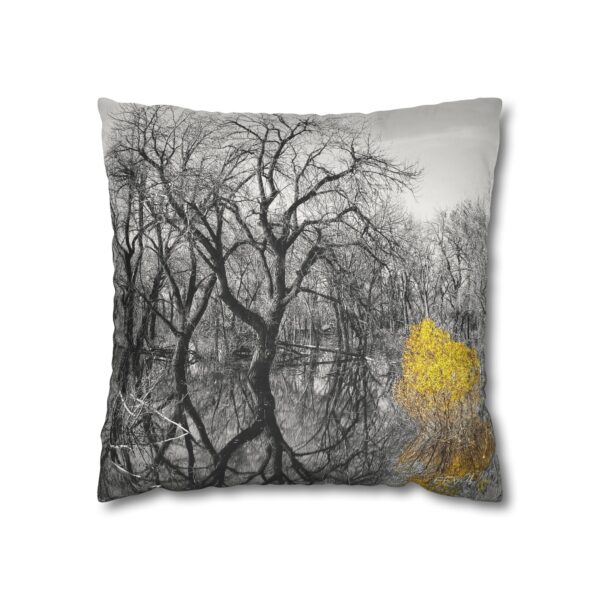 Uniquely Designed Faux Suede Square Pillowcase Featuring STAY STRONG | Exclusive Photography by Fevold Photography - Image 9