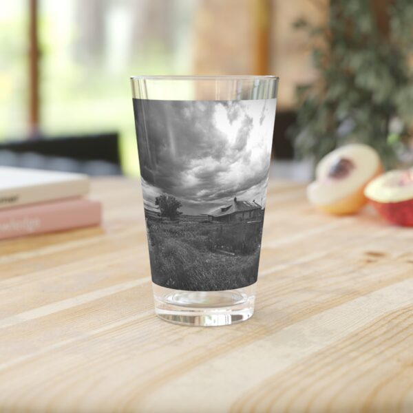 Pint Glass (16oz), Featuring NORTH DAKOTA BACKROADS | Exclusive photography by Fevold Photography