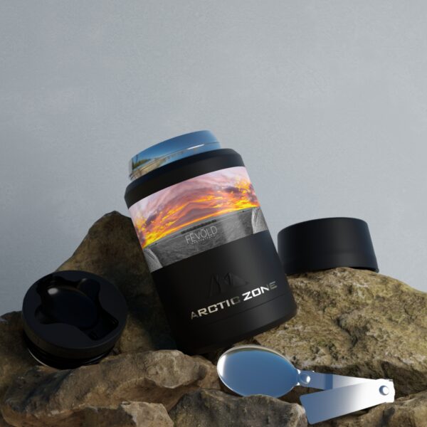 Titan Copper Insulated (hot/cold) Food Container Featuring  SKY ABLAZE | Exclusive Photography by Fevold Photography