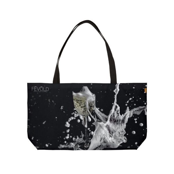 The Weekender Tote Bag.  Featuring CHAMPAGNE SHATTERS | Exclusive Photography by Fevold Photography