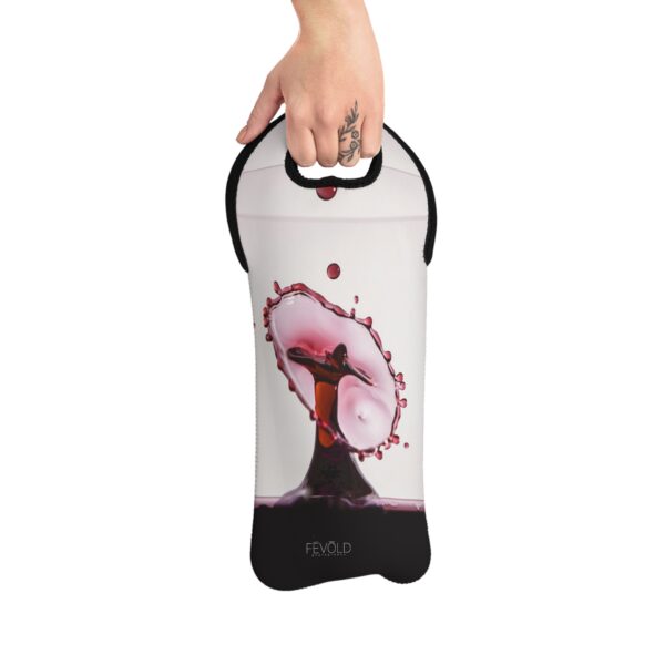 Wine Tote Bag featuring SPLASH OF WINE | Exclusive Photo by Fevold Photography - Image 3