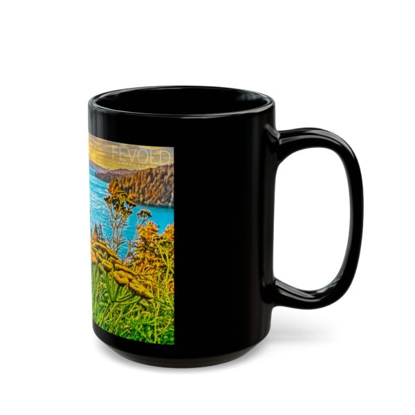 Black Mug (11oz, 15oz) Featuring SUNRISE OVER LAKE COEUR d'ALENE | Exclusive Photography by Fevold Photography - Image 8