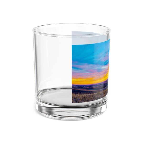 Rocks Glass, 10oz Featuring SUNSET FROM GOBBLERS KNOB - PHASE 1 | Exclusive Photography by FEVOLD PHOTOGRAPHY - Image 4