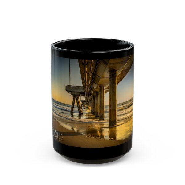 Black Mug (11oz, 15oz) Featuring GOLDEN HOUR AT VENICE BEACH | Exclusive Photography by Fevold Photography - Image 7