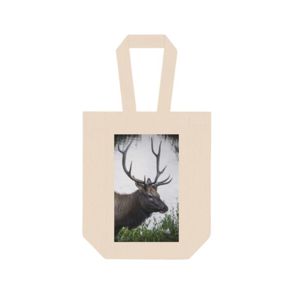 Double Wine Tote Bag featuring A LEISURELY STROLL | Exclusive Photo by Fevold Photography - Image 2