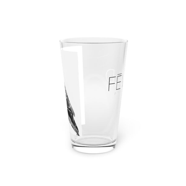 Pint Glass (16oz), Featuring UNDIVIDED ATTENTION | Exclusive photography by Fevold Photography - Image 5