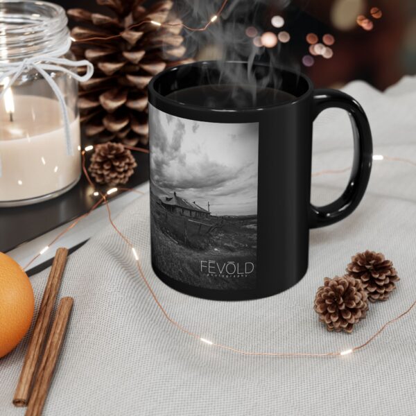 Black Mug (11oz, 15oz) Featuring NORTH DAKOTA BACKROADS | Exclusive Photography by Fevold Photography - Image 6