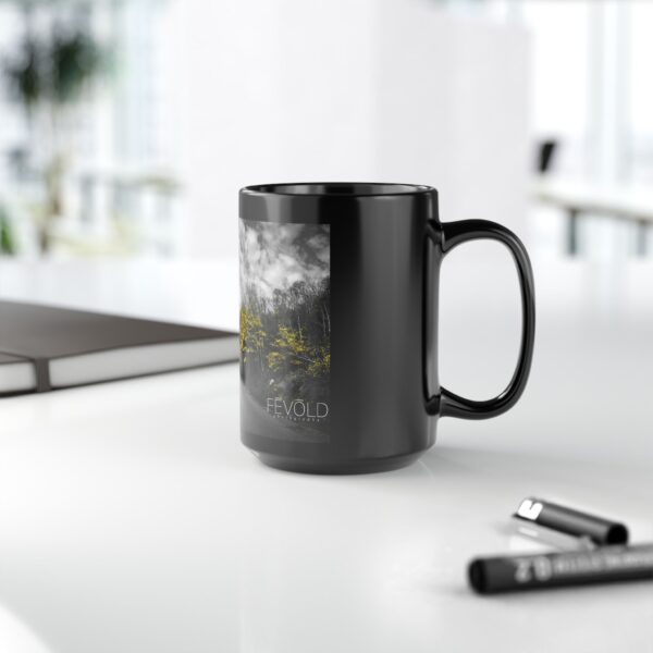 Black Mug (11oz, 15oz) Featuring LAST GLIMPSE OF AUTUMN | Exclusive Photography by Fevold Photography - Image 11