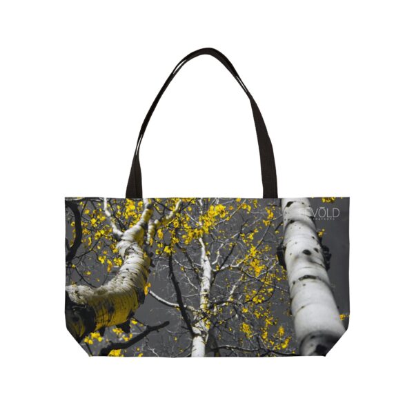 The Weekender Tote Bag.  Featuring LAST GOLDEN STARS OF AUTUMN | Exclusive Photography by Fevold Photography - Image 2