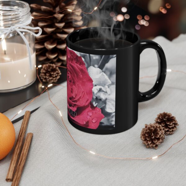 Black Mug (11oz, 15oz) Featuring SYMBOL OF LOVE | Exclusive Photography by Fevold Photography - Image 2