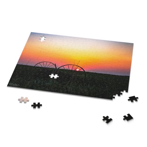 Puzzle (252-Piece) featuring DUSK IN NEBRASKA , Exclusive Photo by Fevold Photography - Image 4