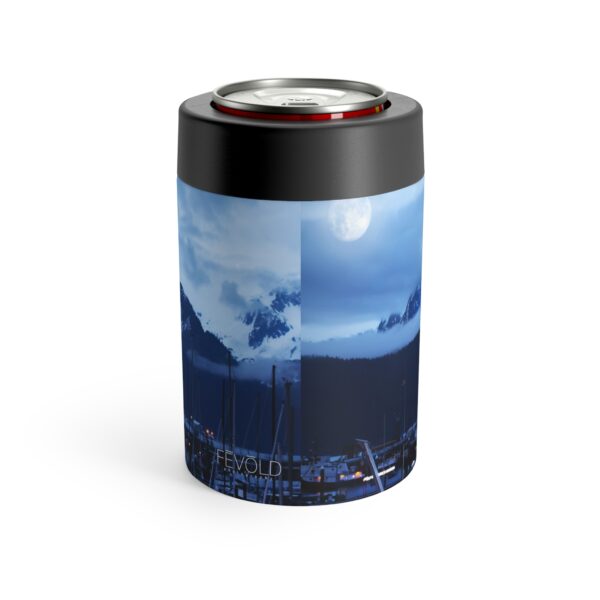 Can/Bottle Holder, Featuring MOONLIGHT OVER SEWARD | Exclusive Photography by Fevold Photography - Image 2