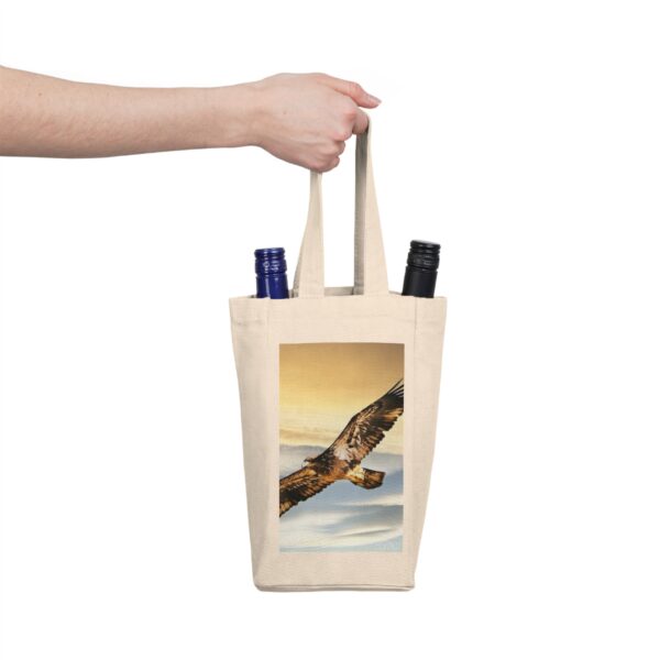 Double Wine Tote Bag featuring SKY HIGH | Exclusive Photo by Fevold Photography