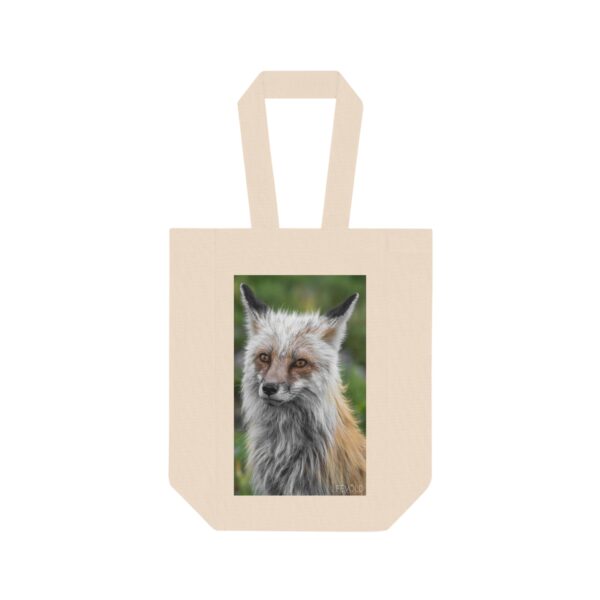 Double Wine Tote Bag featuring FOXY | Exclusive Photo by Fevold Photography - Image 3