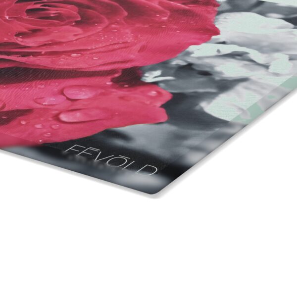 Textured, Tempered Glass Cutting Board Featuring SYMBOL OF LOVE | Exclusive Photography by Fevold Photography - Image 5