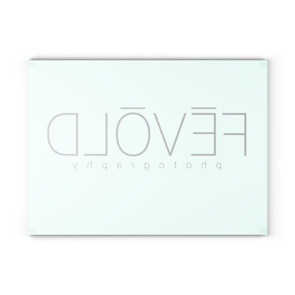 Textured, Tempered Glass Cutting Board Featuring LOGO - Image 4