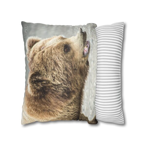 Uniquely Designed Faux Suede Square Pillowcase Featuring ALASKAN MAJESTY | Exclusive Photography by Fevold Photography - Image 14