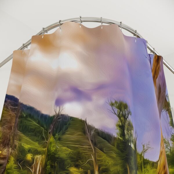 Shower Curtain featuring SATURATED WITH SURREALISM, Exclusive Photo by Fevold Photography - Image 2