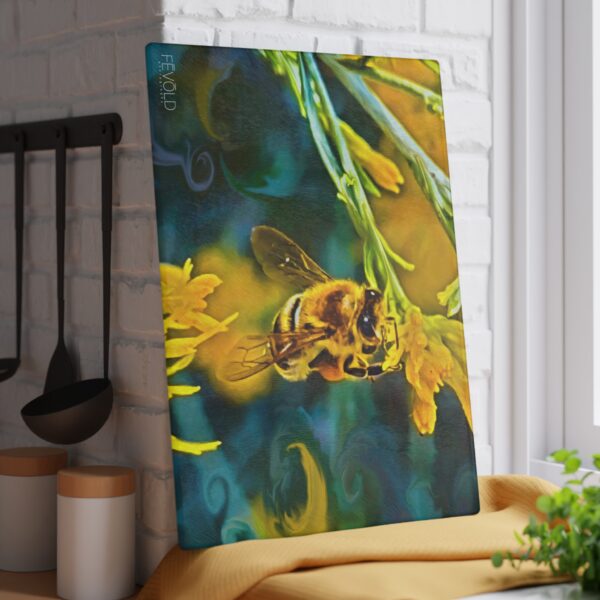 Textured, Tempered Glass Cutting Board Featuring POLLEN SMUGGLER | Exclusive Photography by Fevold Photography - Image 2