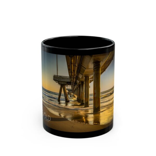 Black Mug (11oz, 15oz) Featuring GOLDEN HOUR AT VENICE BEACH | Exclusive Photography by Fevold Photography