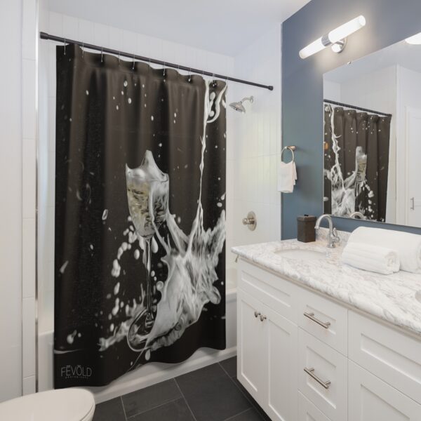 Shower Curtain featuring PARTY FOUL, Exclusive Photo by Fevold Photography - Image 2