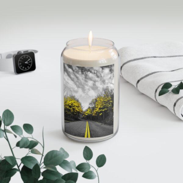 Scented Candle, 13.75oz Featuring LAST GLIMPSE OF AUTUMN | Exclusive Photography by Fevold Photography - Image 4