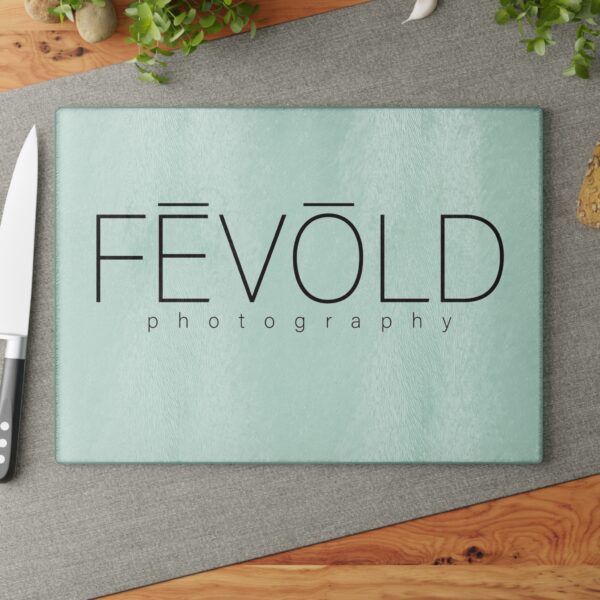 Textured, Tempered Glass Cutting Board Featuring LOGO