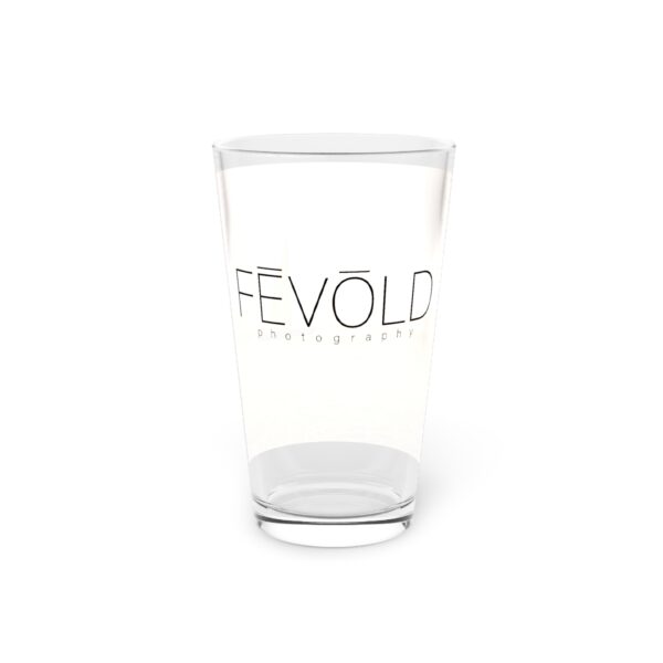 Pint Glass (16oz), Featuring NOT A CARE IN THE WORLD | Exclusive photography by Fevold Photography - Image 6