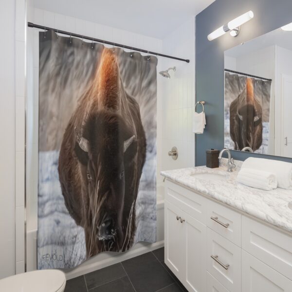 Shower Curtain featuring NORTH DAKOTA ICON | Exclusive Photo by Fevold Photography - Image 3