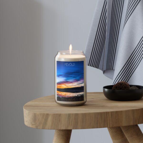 Scented Candle, 13.75oz Featuring SANDHILLS SUNSET | Exclusive Photography by Fevold Photography - Image 9