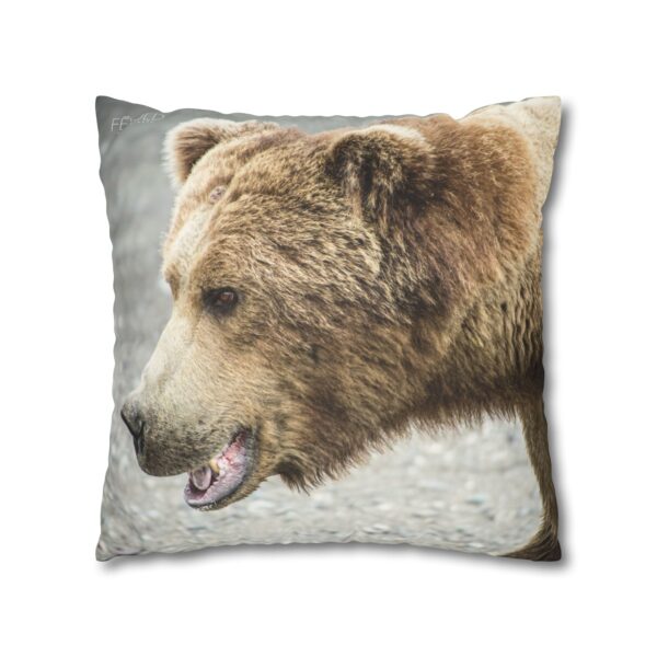 Uniquely Designed Faux Suede Square Pillowcase Featuring ALASKAN MAJESTY | Exclusive Photography by Fevold Photography - Image 15