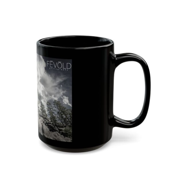 Black Mug (11oz, 15oz) Featuring DEVIL'S TOWER | Exclusive Photography by Fevold Photography - Image 8