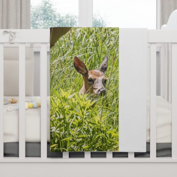 Fleece Baby Blanket featuring SPEARFISH CREEK IN JUNE | Exclusive Photography by Fevold Photography