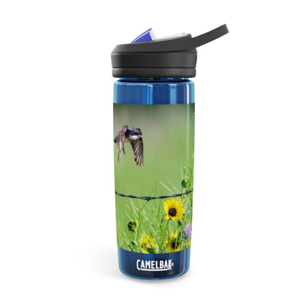 CamelBak Eddy®  Water Bottle, 20oz or 25oz | Featuring WESTERN KINGBIRD CHECKING OUT THE WILDFLOWERS | Exclusive Photography by Fevold Photography - Image 4