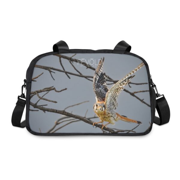 Fitness Handbag (with Shoulder Strap) Featuring AMERICAN KESTREL | Exclusive Photography by Fevold Photography - Image 4