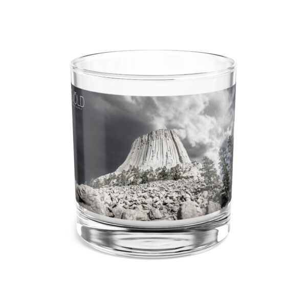 Rocks Glass, 10oz Featuring DEVIL'S TOWER | Exclusive Photography by FEVOLD PHOTOGRAPHY - Image 3