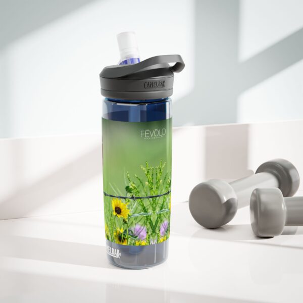 CamelBak Eddy®  Water Bottle, 20oz or 25oz | Featuring WESTERN KINGBIRD CHECKING OUT THE WILDFLOWERS | Exclusive Photography by Fevold Photography - Image 2