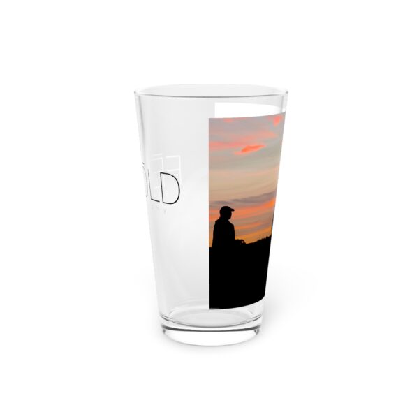 Pint Glass (16oz), Featuring CROSSFIRE | Exclusive photography by Fevold Photography - Image 4