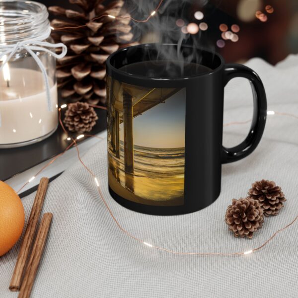 Black Mug (11oz, 15oz) Featuring GOLDEN HOUR AT VENICE BEACH | Exclusive Photography by Fevold Photography - Image 6