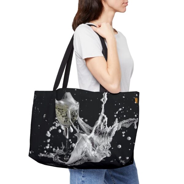 The Weekender Tote Bag.  Featuring CHAMPAGNE SHATTERS | Exclusive Photography by Fevold Photography - Image 5